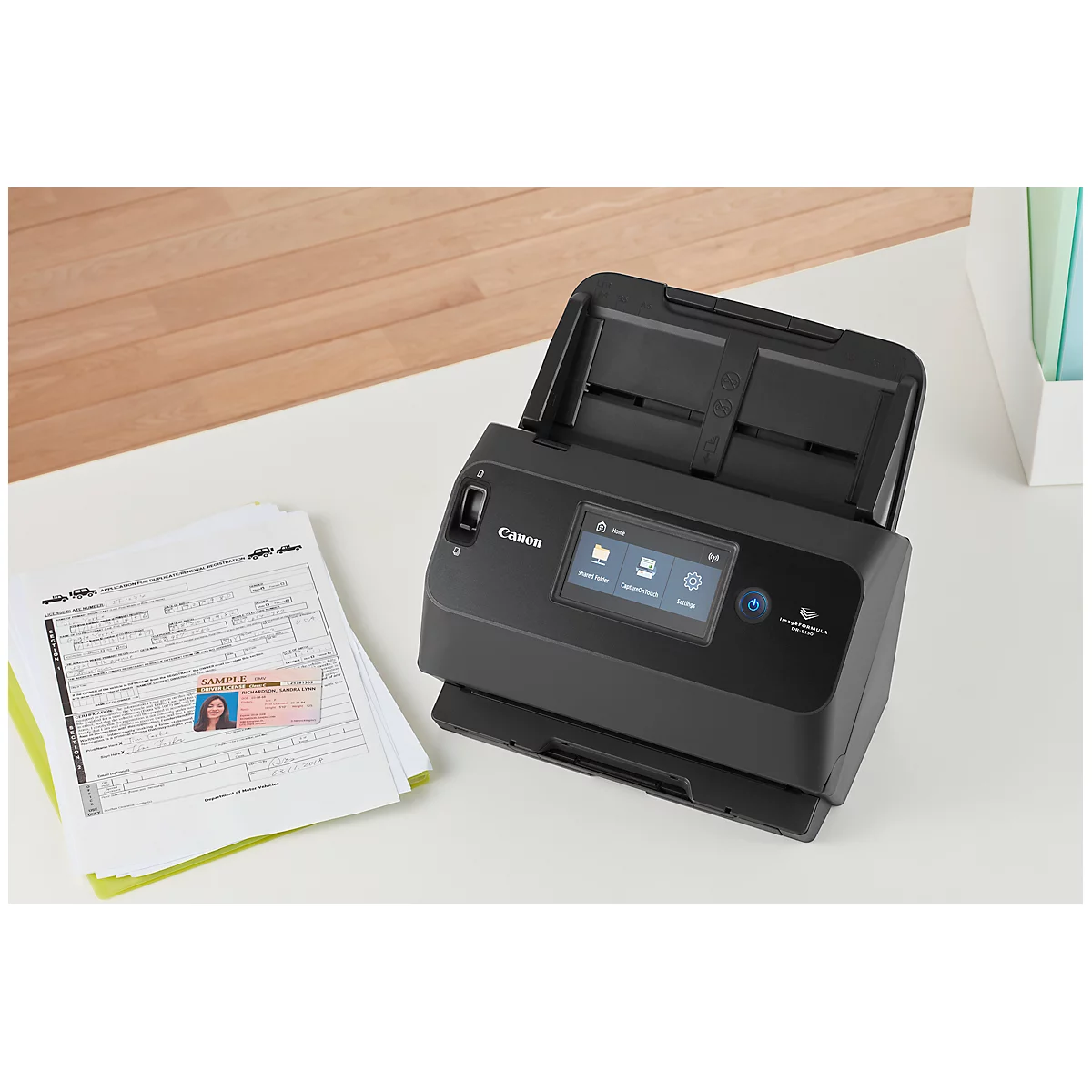 Canon imageFORMULA DR-S130 Dokumentenscanner, Farbe, 30 Seiten/Min., 60 Bilder/Min., 4,3' Display