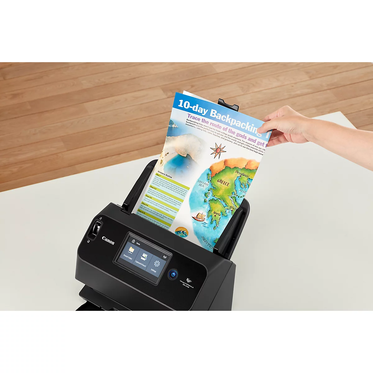 Canon imageFORMULA DR-S150 scanner, 45 pagina's of 90 beelden per minuut, automatische documentinvoer, USB, LAN