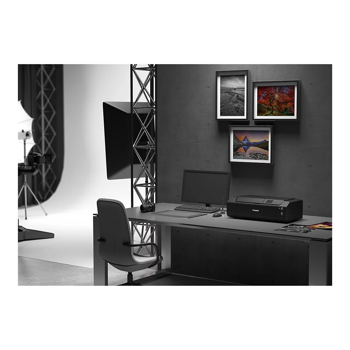 Canon imagePROGRAF PRO-300 - 330 mm (13') Großformatdrucker - Farbe - Tintenstrahl - A3/Ledger - bis zu 4.25 Min./Seite (einfarbig)/ bis zu 4.25 Min./Seite (Farbe)