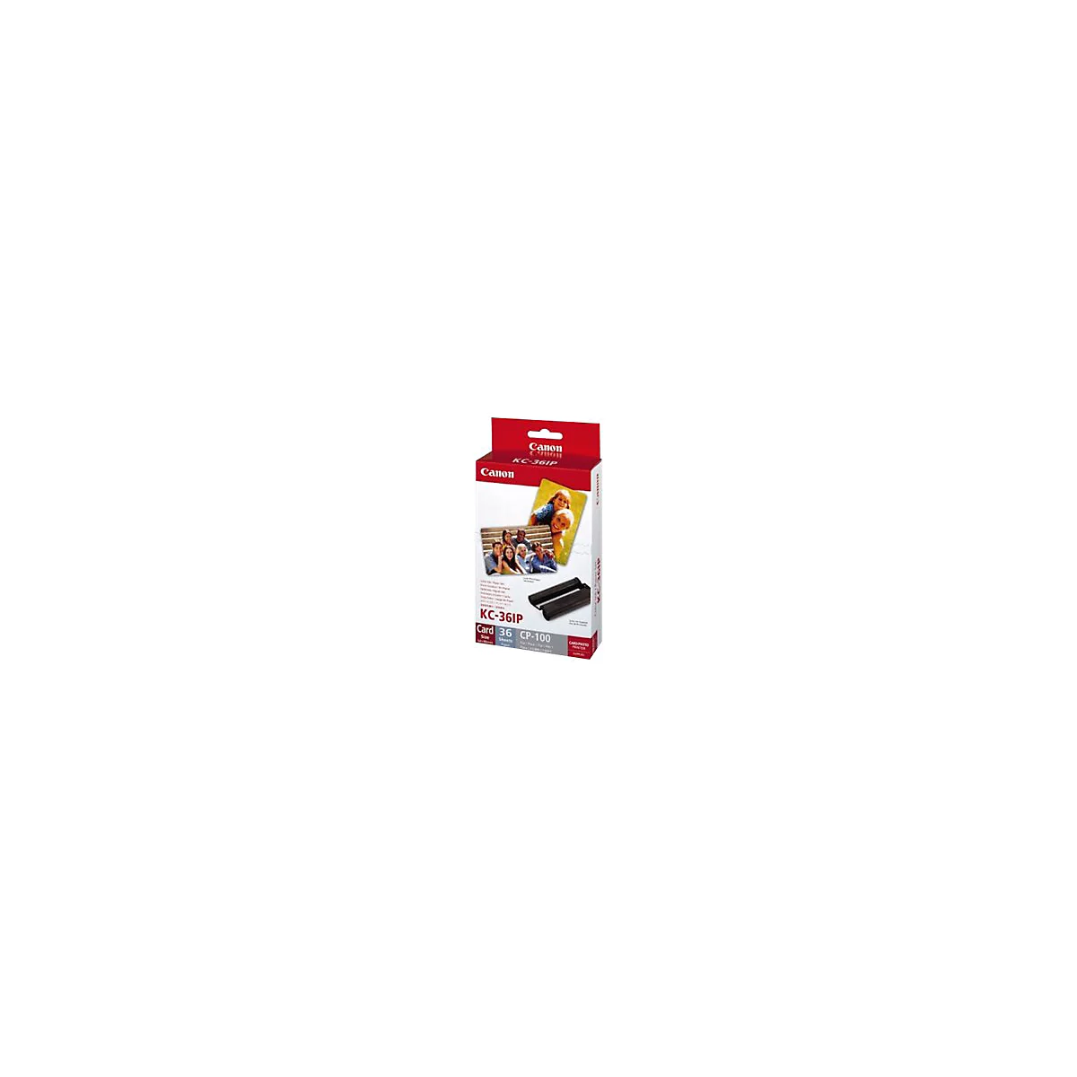 Canon KC-36IP - 54 x 86 mm Druckpatrone / Papiersatz - für Canon SELPHY CP1000, CP1200, CP1300, CP530, CP780, CP790, CP800, CP820, CP900, CP910
