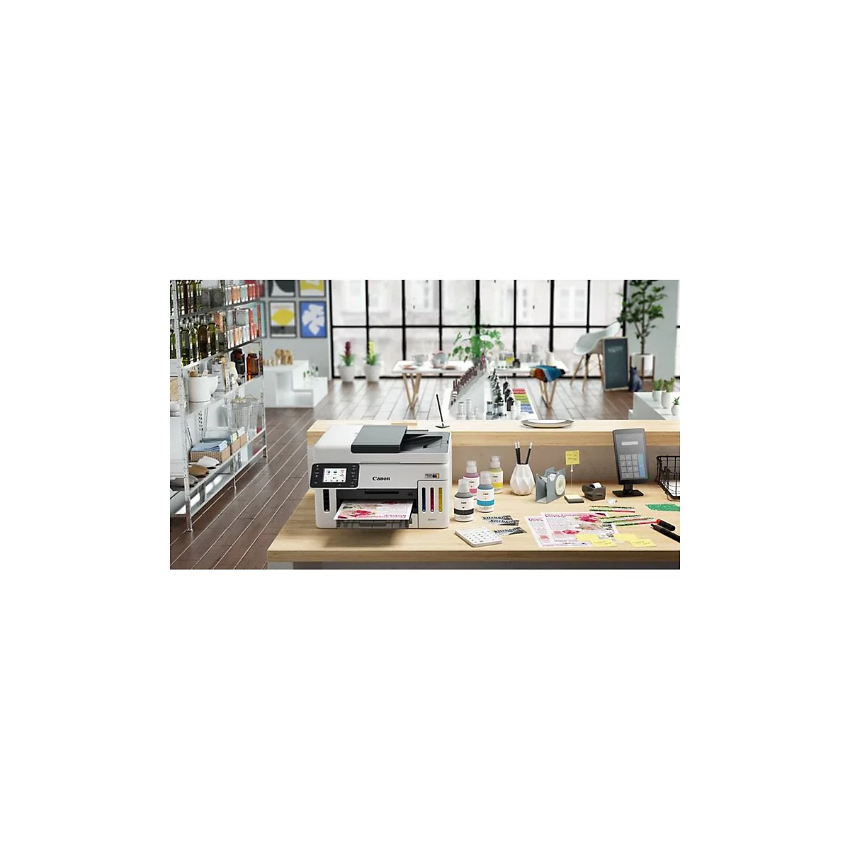 Canon MAXIFY GX6150 MegaTank - Multifunktionsdrucker - Farbe - Tintenstrahl - CISS - Legal (216 x 356 mm), A4 (210 x 297 mm) (Original)