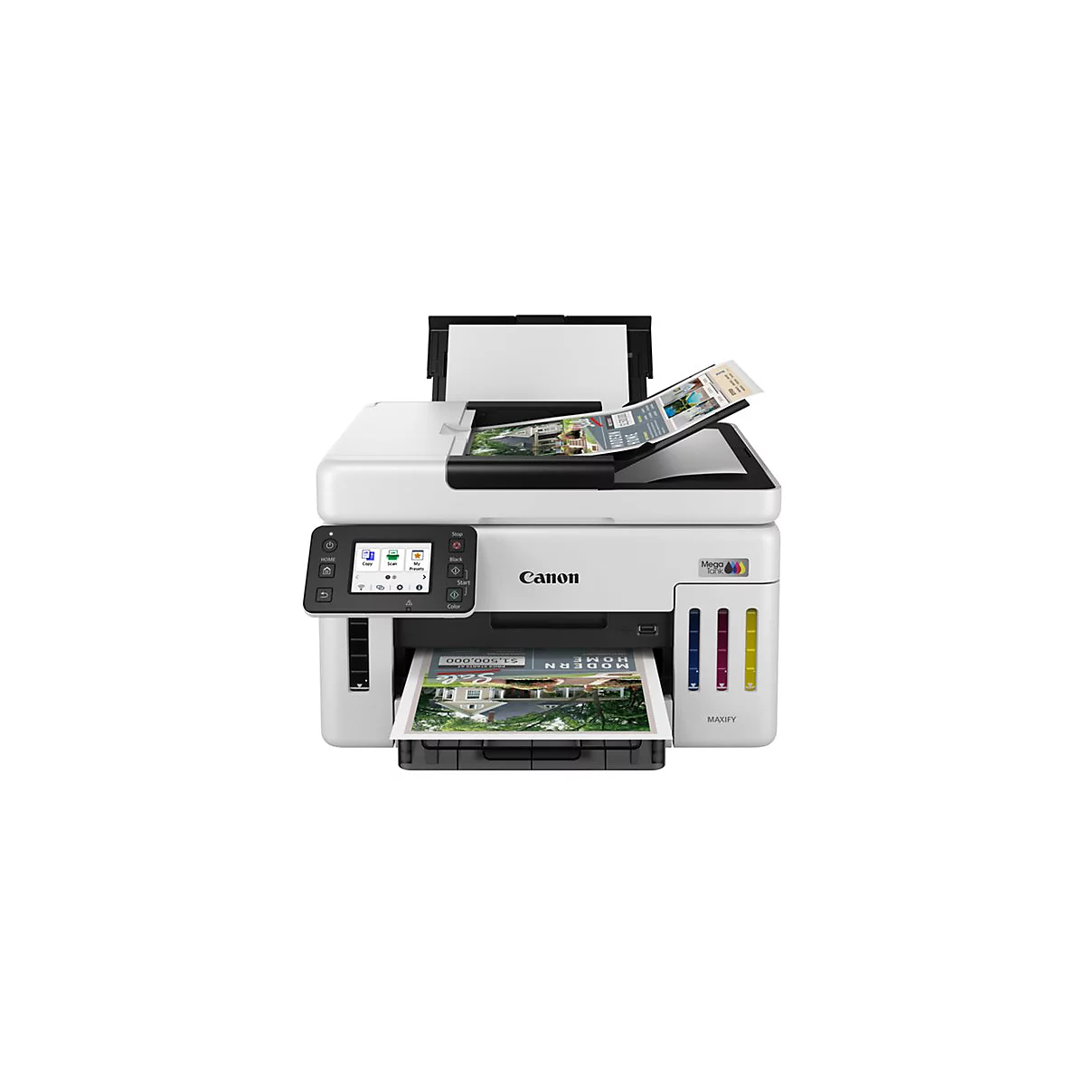 Canon MAXIFY GX6150 MegaTank - Multifunktionsdrucker - Farbe - Tintenstrahl - CISS - Legal (216 x 356 mm), A4 (210 x 297 mm) (Original)