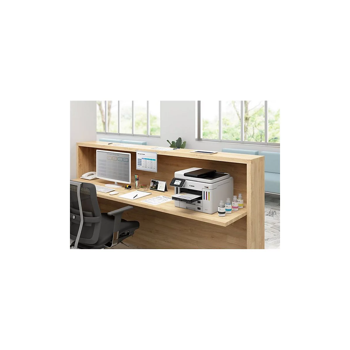 Canon MAXIFY GX7150 MegaTank - Multifunktionsdrucker - Farbe - Tintenstrahl - CISS - Legal (216 x 356 mm), A4 (210 x 297 mm) (Original)
