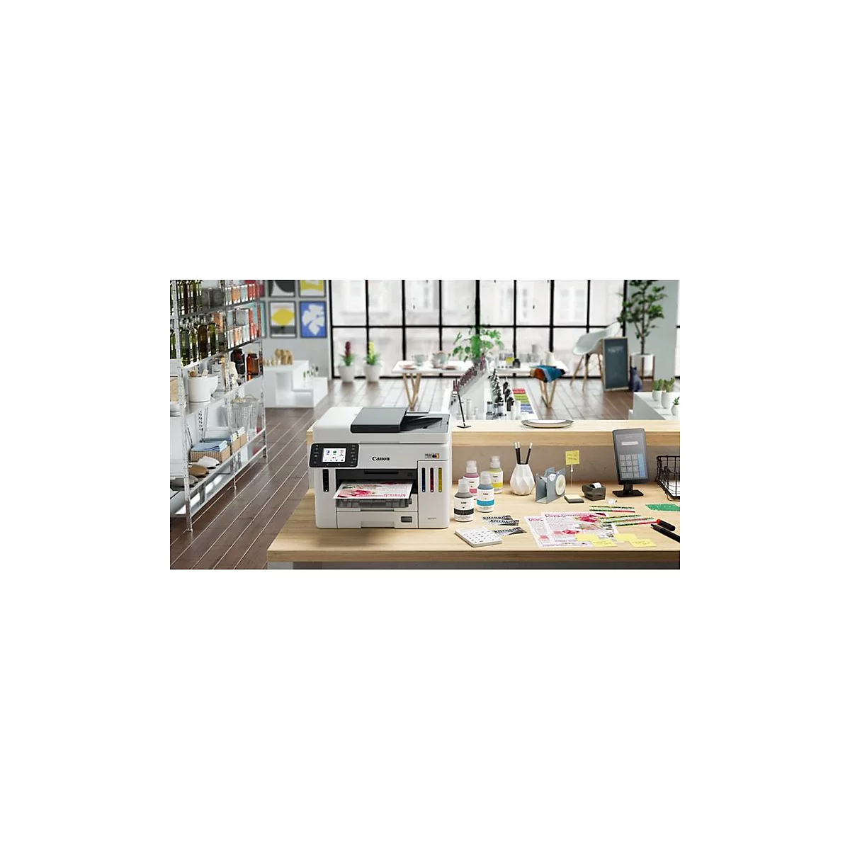 Canon MAXIFY GX7150 MegaTank - Multifunktionsdrucker - Farbe - Tintenstrahl - CISS - Legal (216 x 356 mm), A4 (210 x 297 mm) (Original)