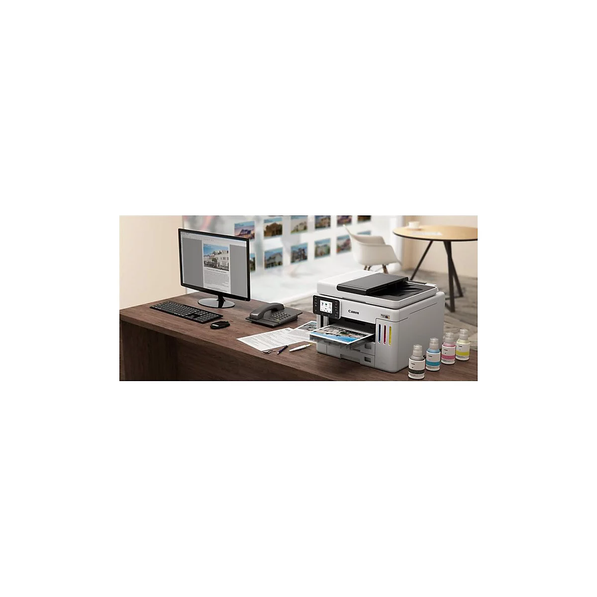 Canon MAXIFY GX7150 MegaTank - Multifunktionsdrucker - Farbe - Tintenstrahl - CISS - Legal (216 x 356 mm), A4 (210 x 297 mm) (Original)