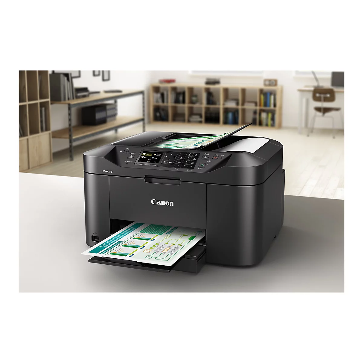 Canon MAXIFY MB2150 - Multifunktionsdrucker - Farbe - Tintenstrahl - A4 (210 x 297 mm), Legal (216 x 356 mm) (Original) - A4/Legal (Medien)