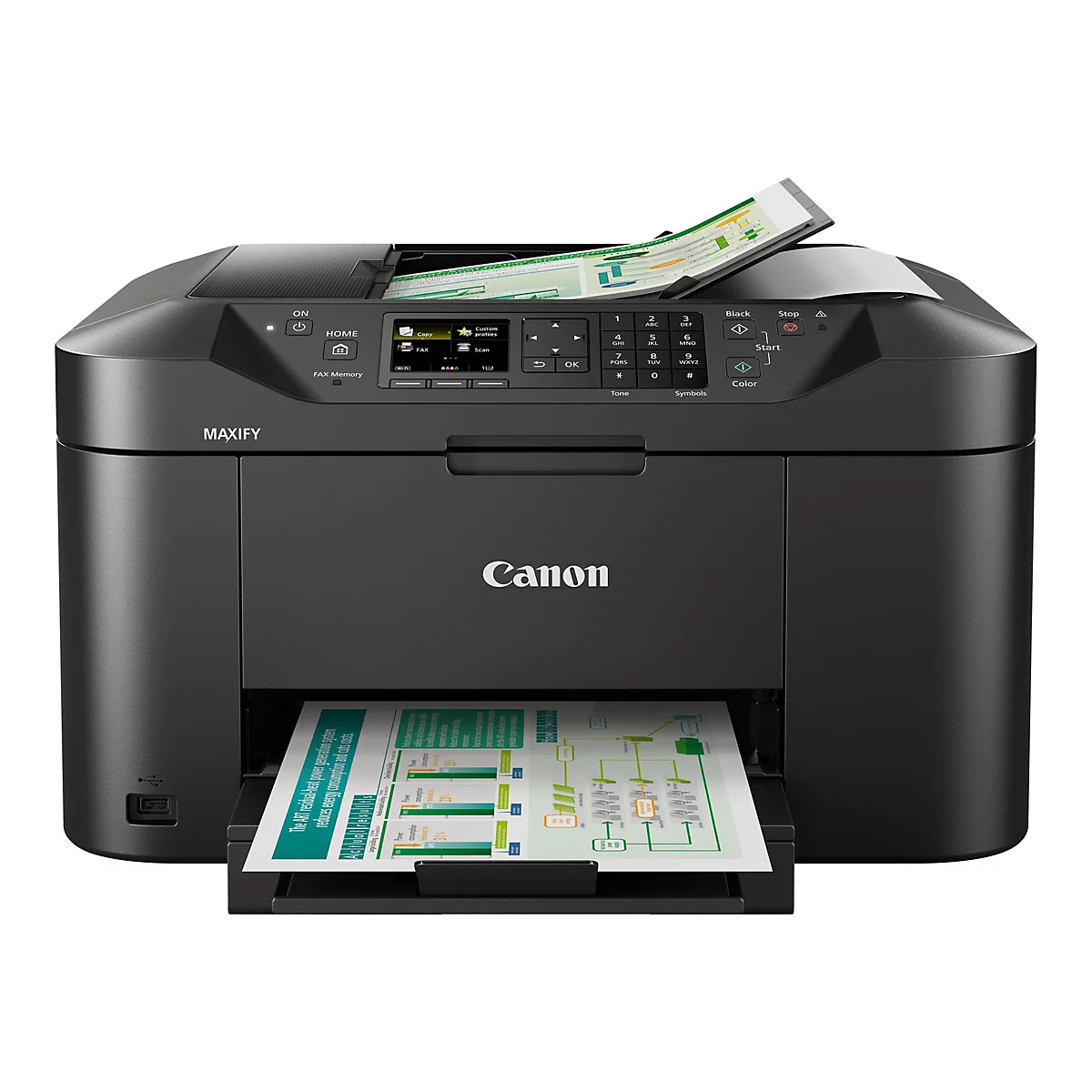 Canon MAXIFY MB2150 - Multifunktionsdrucker - Farbe - Tintenstrahl - A4 (210 x 297 mm), Legal (216 x 356 mm) (Original) - A4/Legal (Medien)