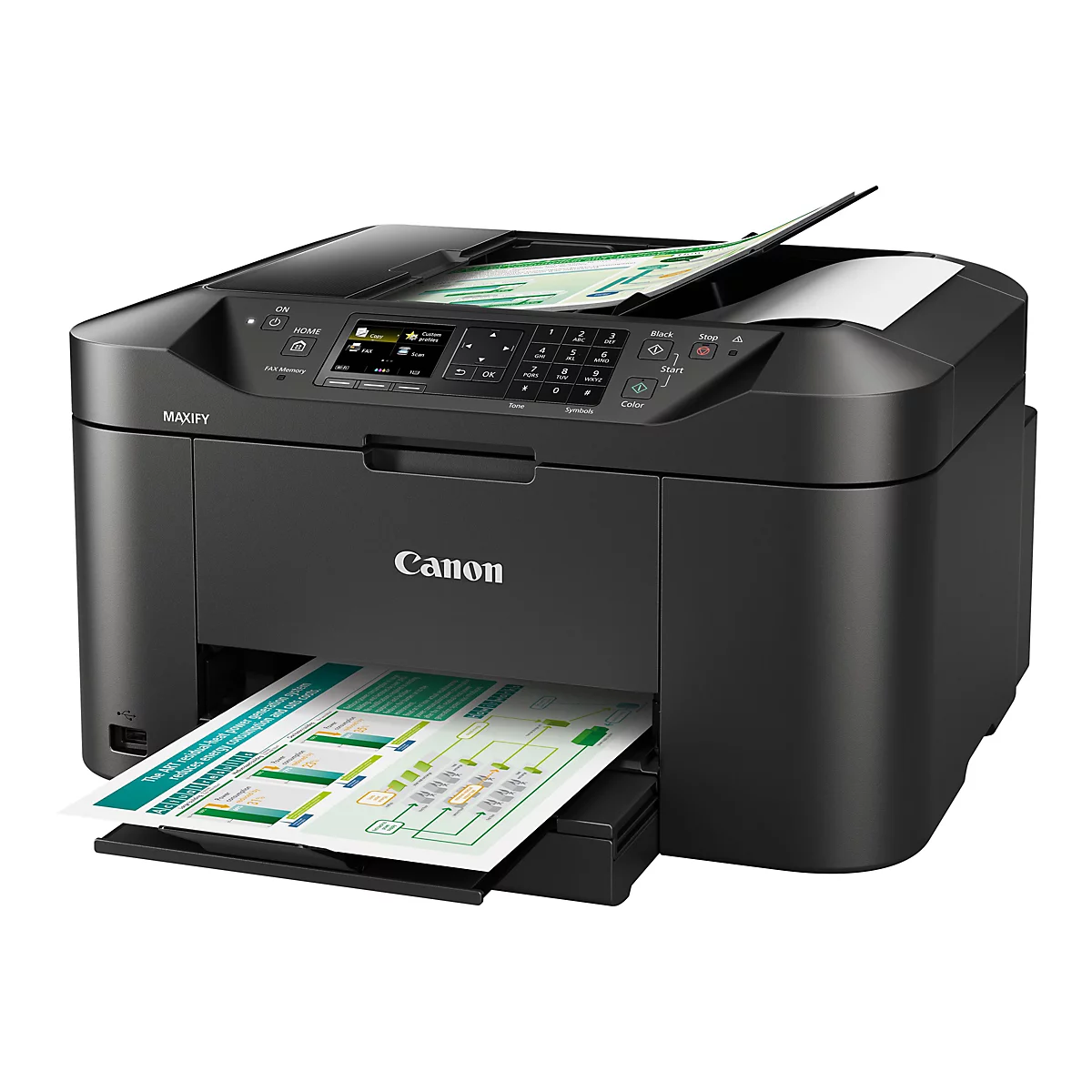 Canon MAXIFY MB2150 - Multifunktionsdrucker - Farbe - Tintenstrahl - A4 (210 x 297 mm), Legal (216 x 356 mm) (Original) - A4/Legal (Medien)