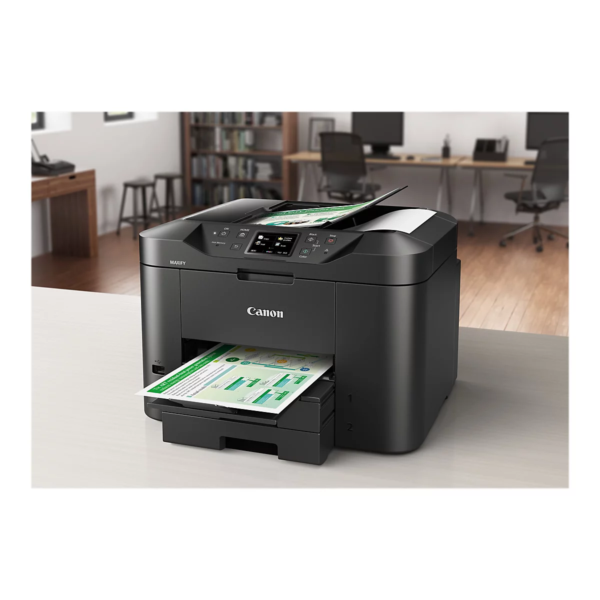 Canon MAXIFY MB2750 - Multifunktionsdrucker - Farbe - Tintenstrahl - A4 (210 x 297 mm), Legal (216 x 356 mm) (Original) - A4/Legal (Medien)