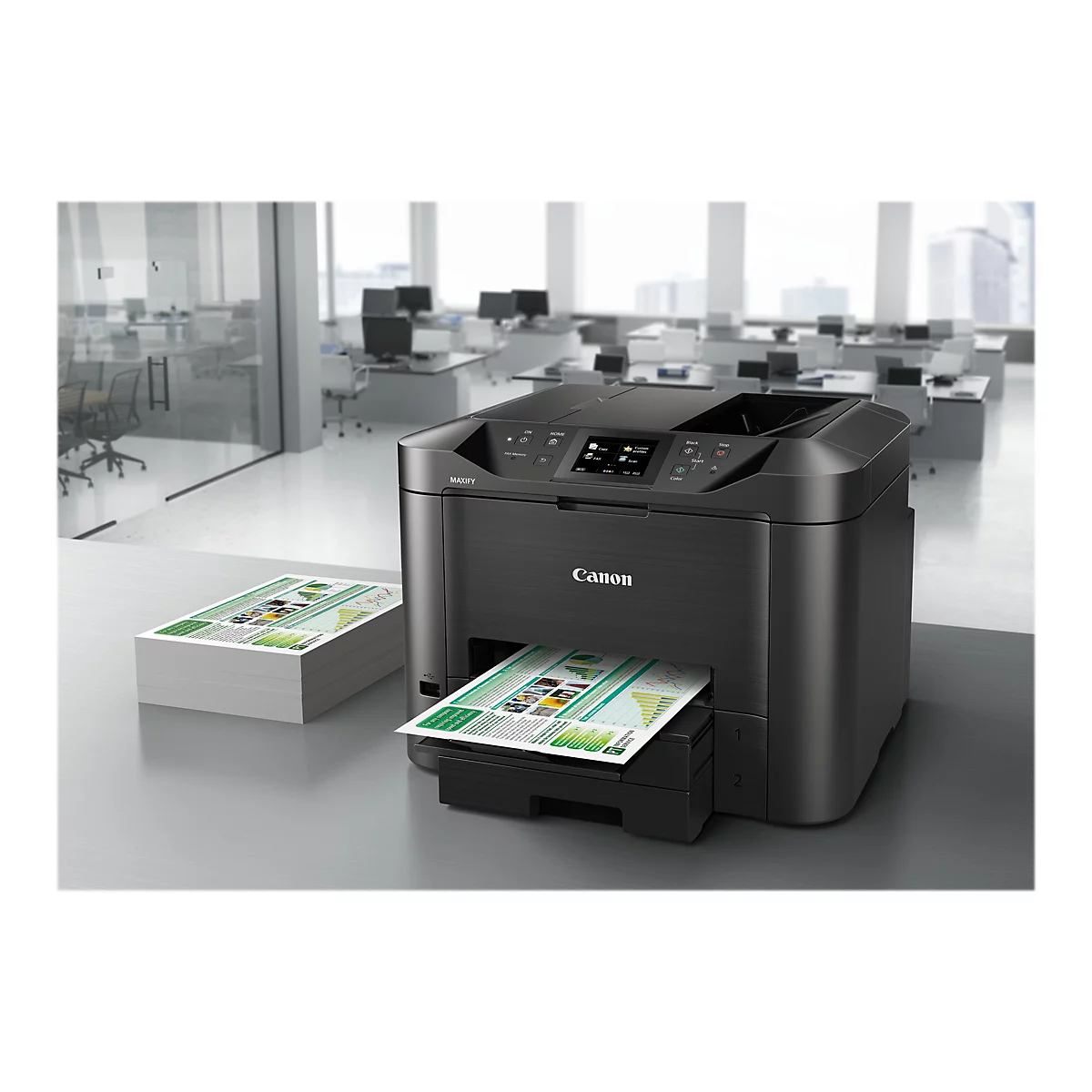 Canon MAXIFY MB5450 - Multifunktionsdrucker - Farbe - Tintenstrahl - A4 (210 x 297 mm), Legal (216 x 356 mm) (Original) - A4/Legal (Medien)