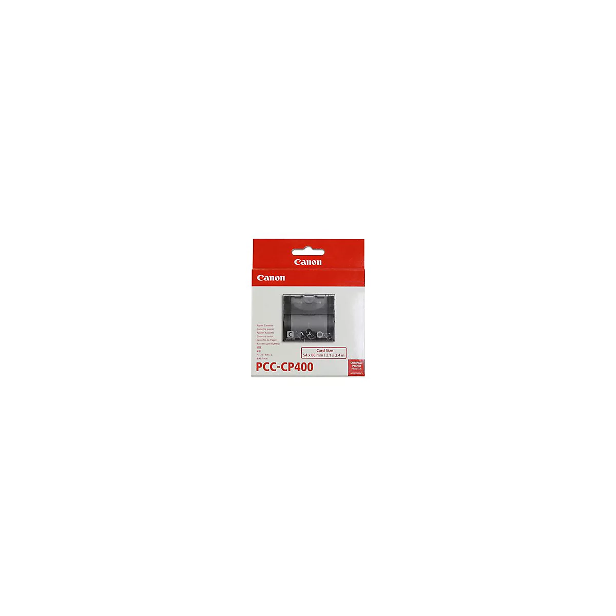 Canon PCC-CP400 - Medienschacht - für Canon SELPHY CP1000, CP1200, CP1300, CP810, CP820, CP910