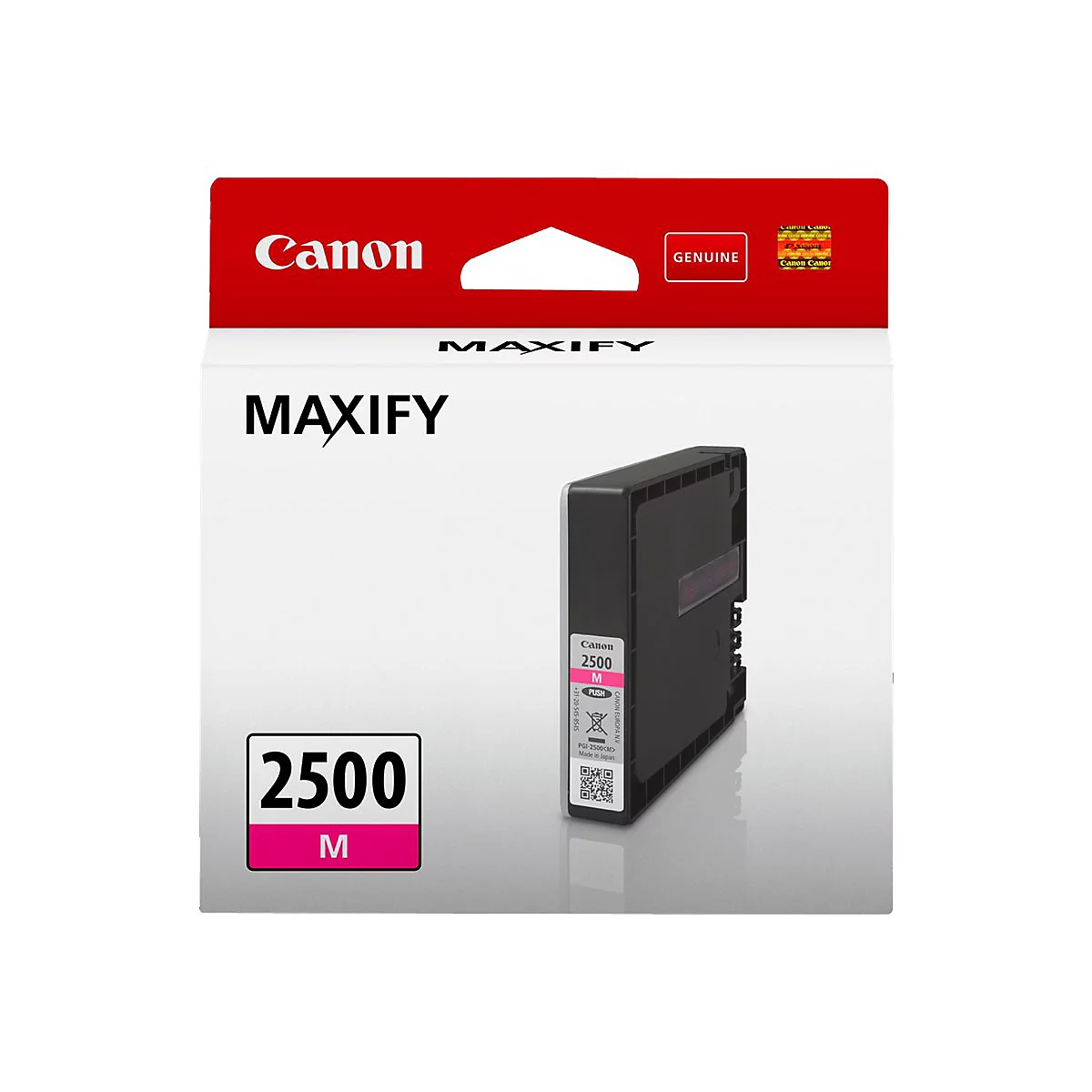 Canon PGI-2500M - 9.6 ml - Magenta - original - Tintenbehälter - für MAXIFY iB4050, iB4150, MB5050, MB5150, MB5155, MB5350, MB5450, MB5455