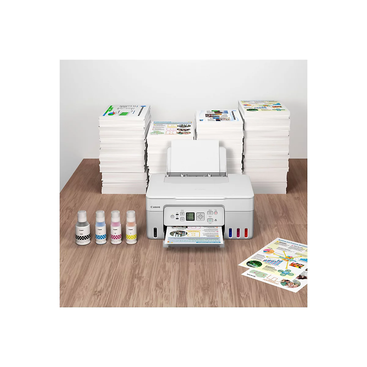 Canon PIXMA G3571 MegaTank - Multifunktionsdrucker - Farbe - Tintenstrahl - nachfüllbar - Legal (216 x 356 mm)/A4 (210 x 297 mm) (Original)