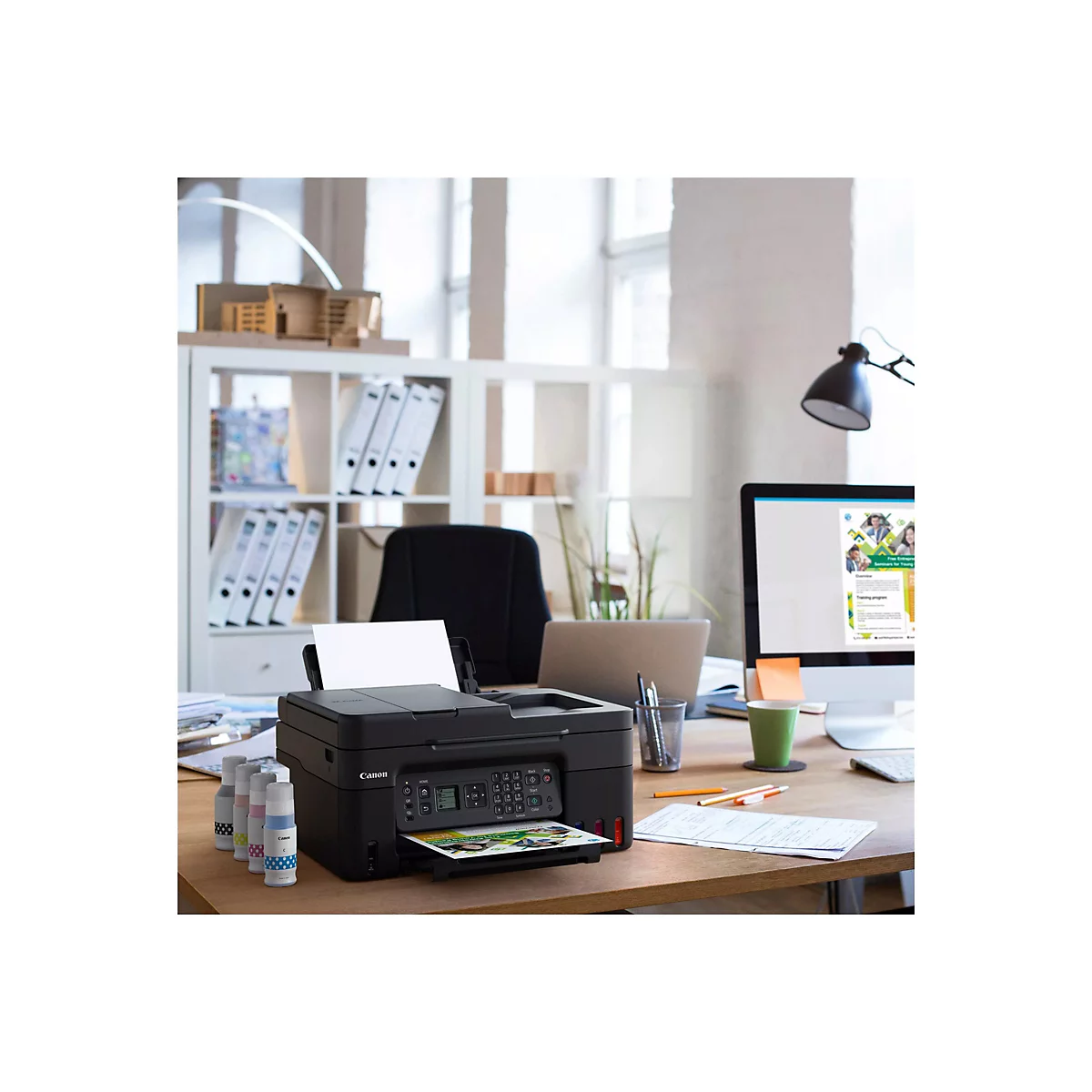 Canon PIXMA G4570 MegaTank - Multifunktionsdrucker - Farbe - Tintenstrahl - nachfüllbar - A4 (210 x 297 mm), Legal (216 x 356 mm) (Original)