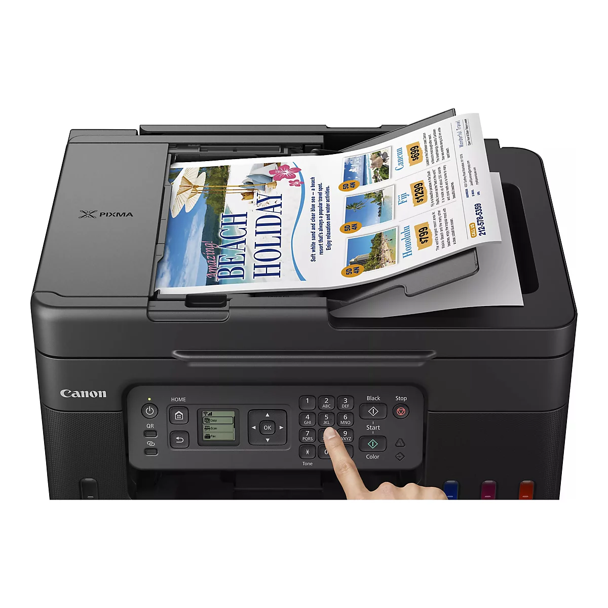 Canon PIXMA G4570 MegaTank - Multifunktionsdrucker - Farbe - Tintenstrahl - nachfüllbar - A4 (210 x 297 mm), Legal (216 x 356 mm) (Original)