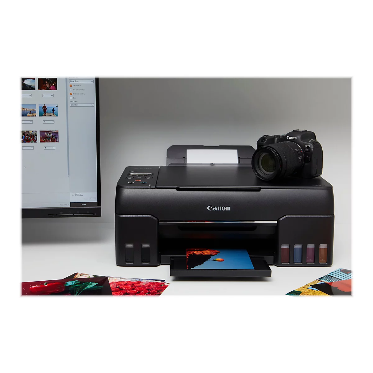 Canon PIXMA G650 - Multifunktionsdrucker - Farbe - Tintenstrahl - nachfüllbar - A4 (210 x 297 mm), Letter A (216 x 279 mm) (Original)