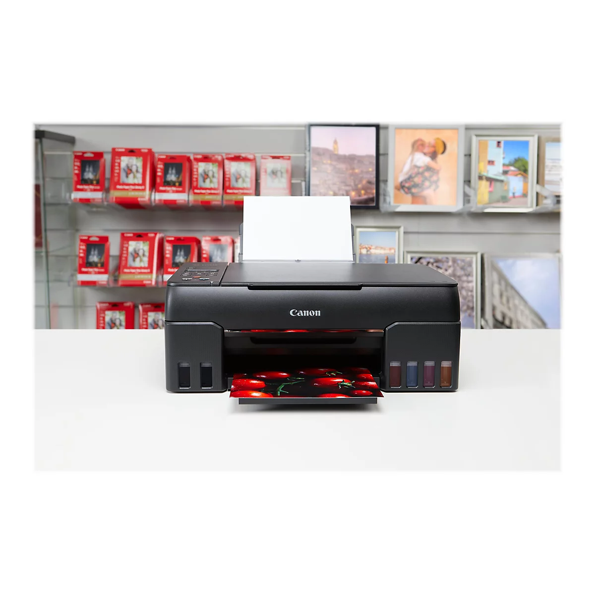 Canon PIXMA G650 - Multifunktionsdrucker - Farbe - Tintenstrahl - nachfüllbar - A4 (210 x 297 mm), Letter A (216 x 279 mm) (Original)
