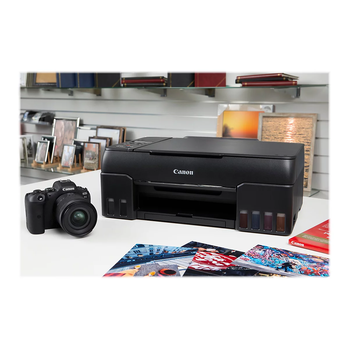 Canon PIXMA G650 - Multifunktionsdrucker - Farbe - Tintenstrahl - nachfüllbar - A4 (210 x 297 mm), Letter A (216 x 279 mm) (Original)