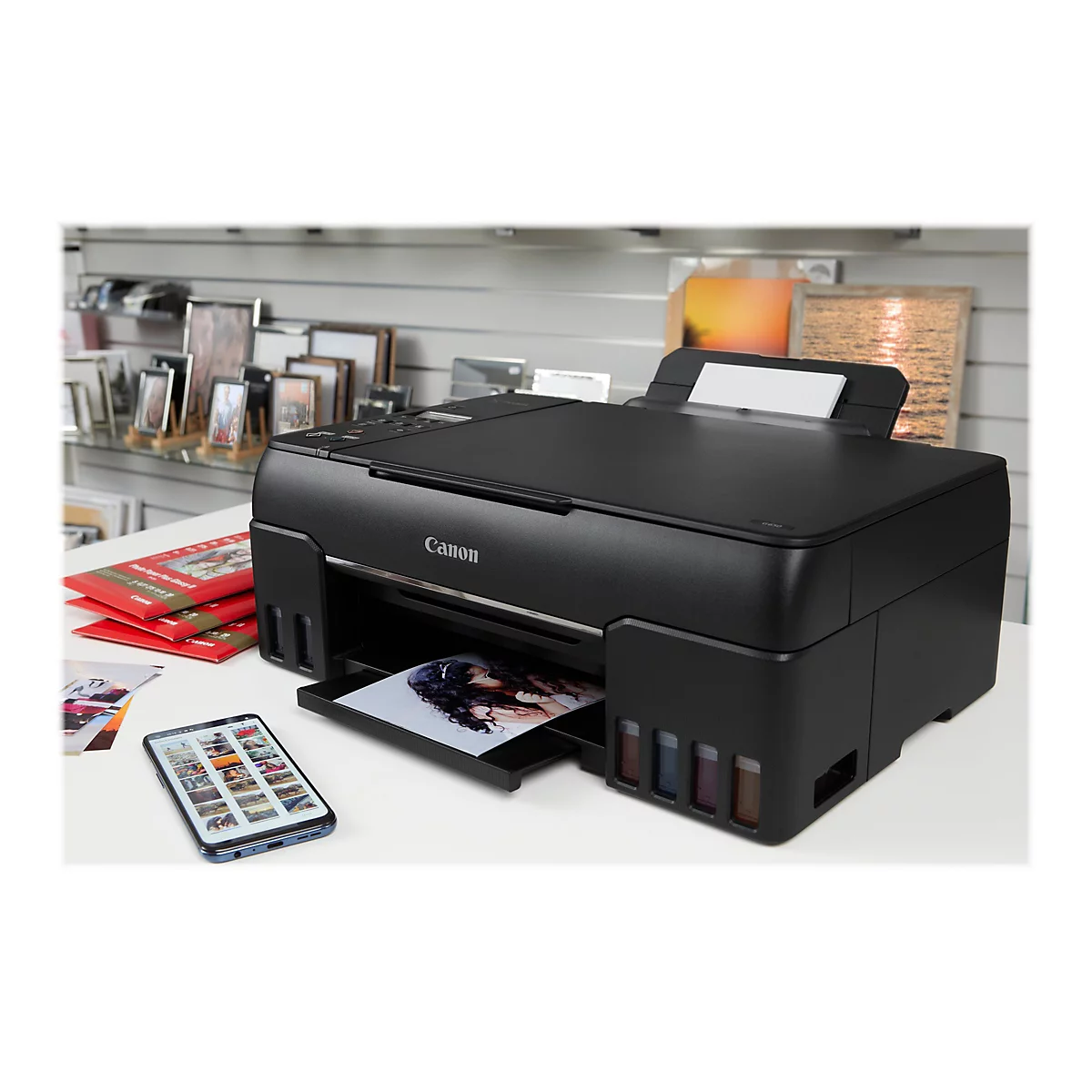 Canon PIXMA G650 - Multifunktionsdrucker - Farbe - Tintenstrahl - nachfüllbar - A4 (210 x 297 mm), Letter A (216 x 279 mm) (Original)