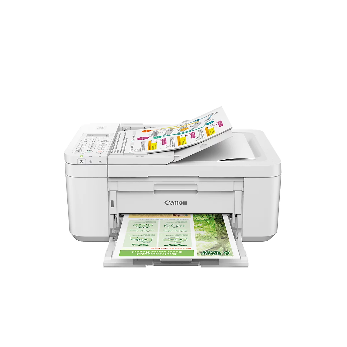 Canon PIXMA TR4651 multifunctionele inkjetprinter, 4-in-1, USB/WLAN, auto duplex/mobiel printen, tot A4, wit