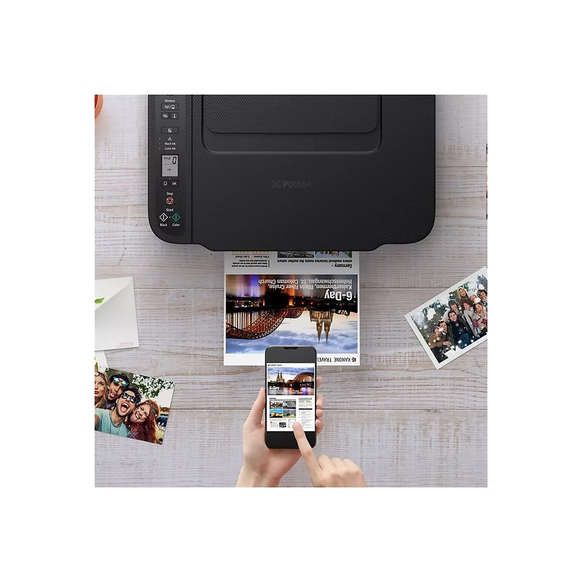 Canon PIXMA TS3550i - Multifunktionsdrucker - Farbe - Tintenstrahl - Legal (216 x 356 mm)/A4 (210 x 297 mm) (Original) - A4/Legal (Medien)