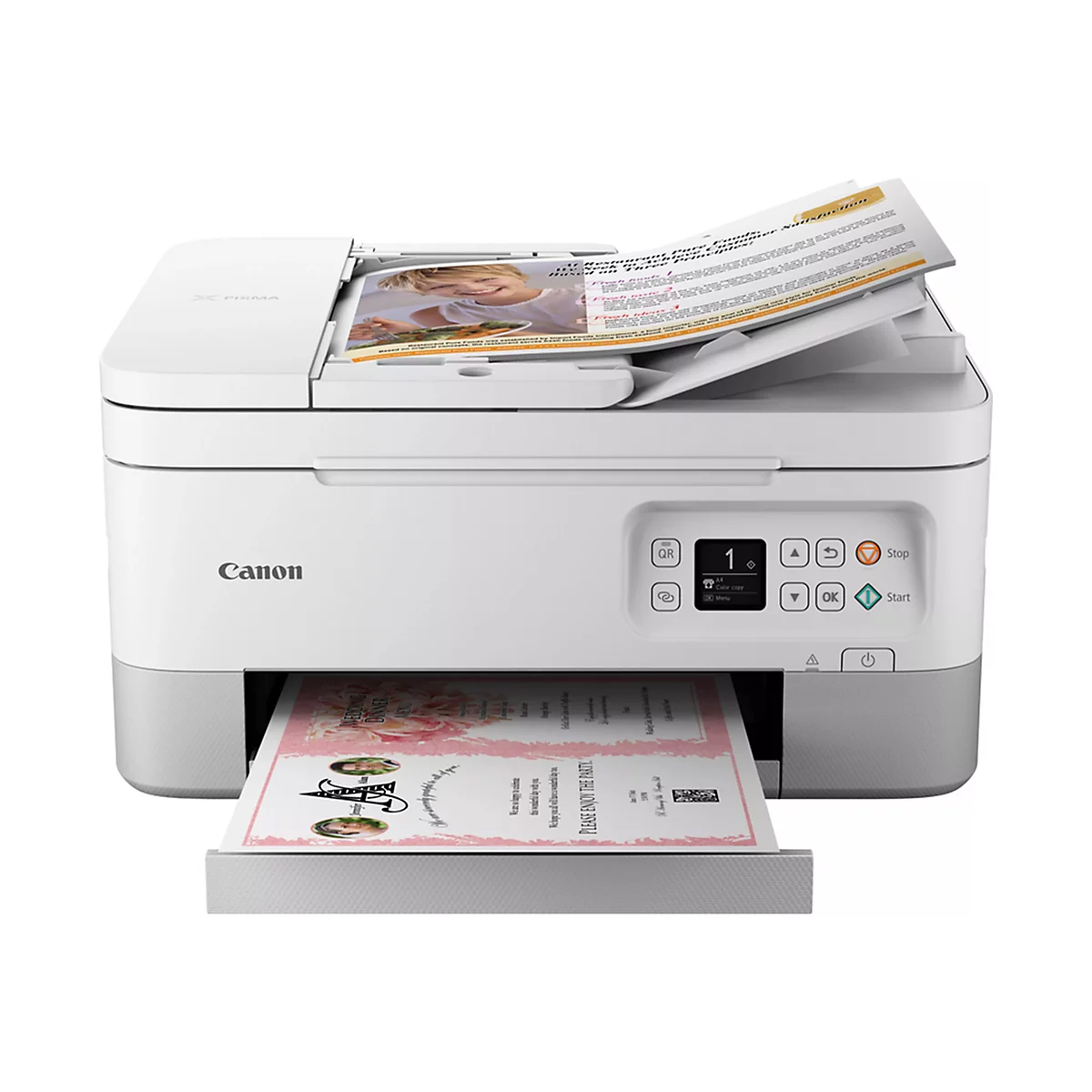 Canon PIXMA TS7451i - Multifunktionsdrucker - Farbe - Tintenstrahl - A4 (210 x 297 mm), Legal (216 x 356 mm) (Original) - A4/Legal (Medien)
