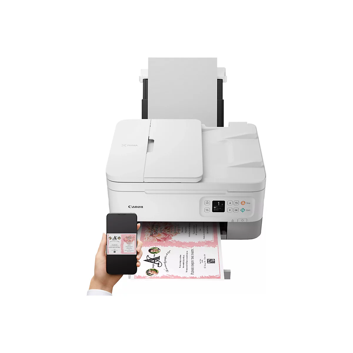 Canon PIXMA TS7451i - Multifunktionsdrucker - Farbe - Tintenstrahl - A4 (210 x 297 mm), Legal (216 x 356 mm) (Original) - A4/Legal (Medien)