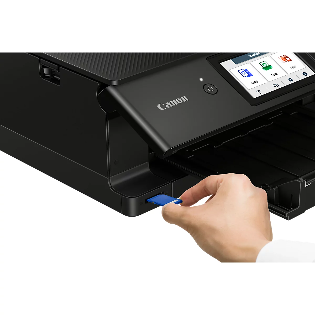 Canon PIXMA TS8750 multifunctionele printer, 3 in 1, USB/WLAN/Cloud/SDCard, automatisch dubbelzijdig/mobiel printen, tot A4, incl. 6 inktcartridges, zwart