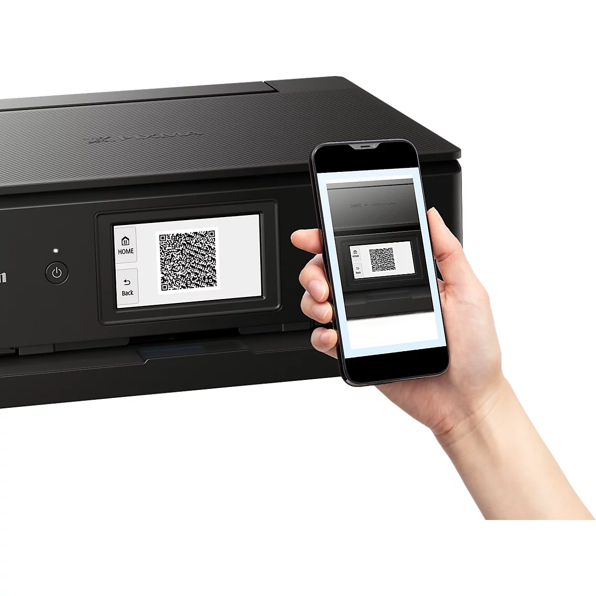 Canon PIXMA TS8750 multifunctionele printer, 3 in 1, USB/WLAN/Cloud/SDCard, automatisch dubbelzijdig/mobiel printen, tot A4, incl. 6 inktcartridges, zwart