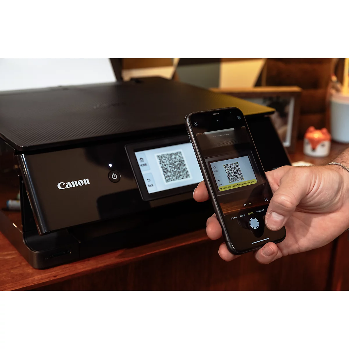 Canon PIXMA TS8750 multifunctionele printer, 3 in 1, USB/WLAN/Cloud/SDCard, automatisch dubbelzijdig/mobiel printen, tot A4, incl. 6 inktcartridges, zwart