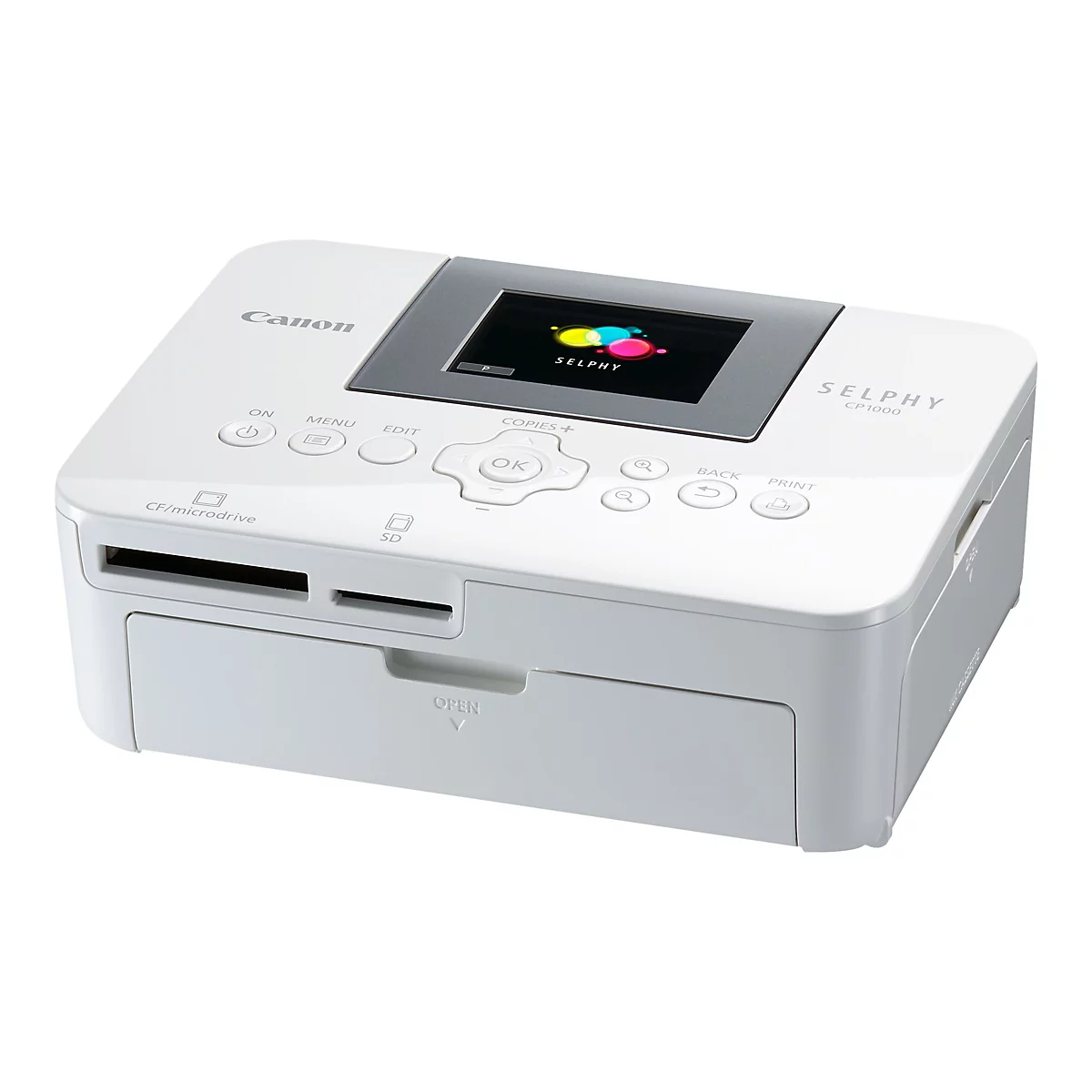 Canon SELPHY CP1000 - Drucker - Farbe - Thermosublimation - 100 x 148 mm bis zu 0.45 Min./Seite (Farbe) - USB, USB-Host