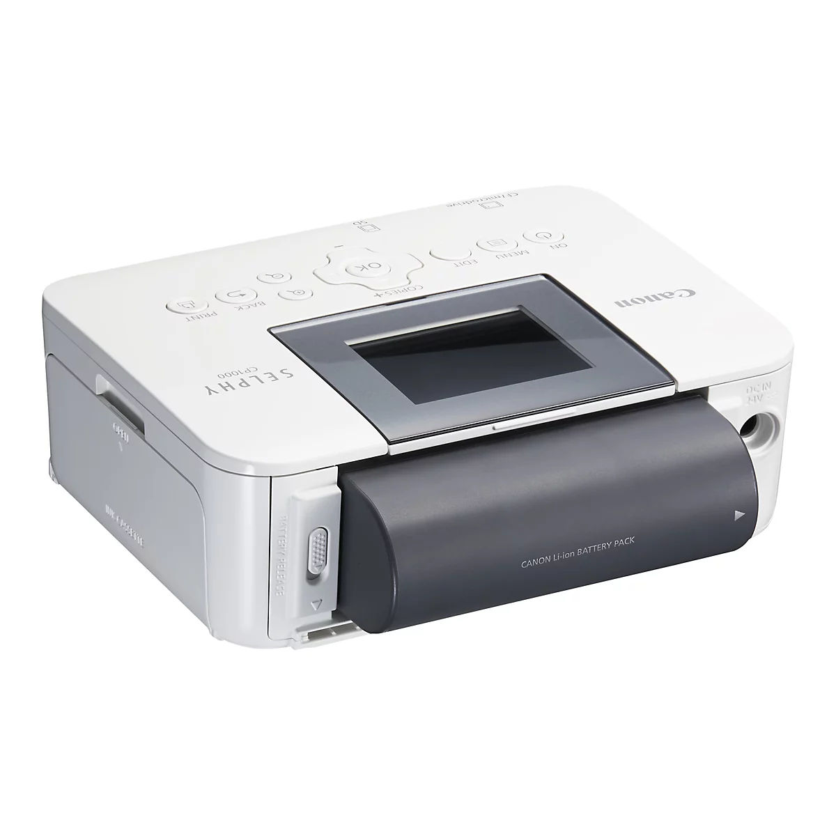 Canon SELPHY CP1000 - Drucker - Farbe - Thermosublimation - 100 x 148 mm bis zu 0.45 Min./Seite (Farbe) - USB, USB-Host