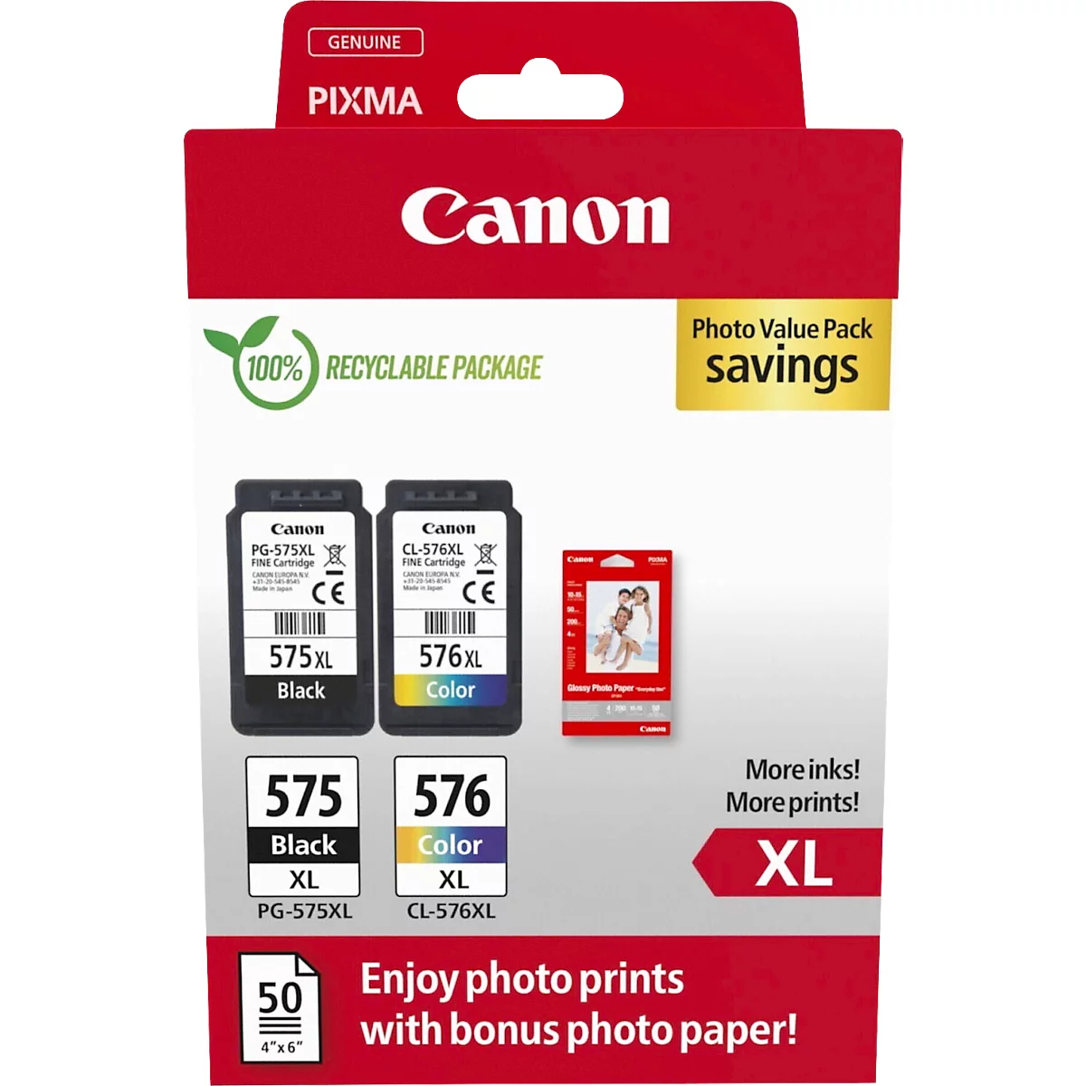 Canon Tinten-Set PG-575XL/CL-576XL PVP