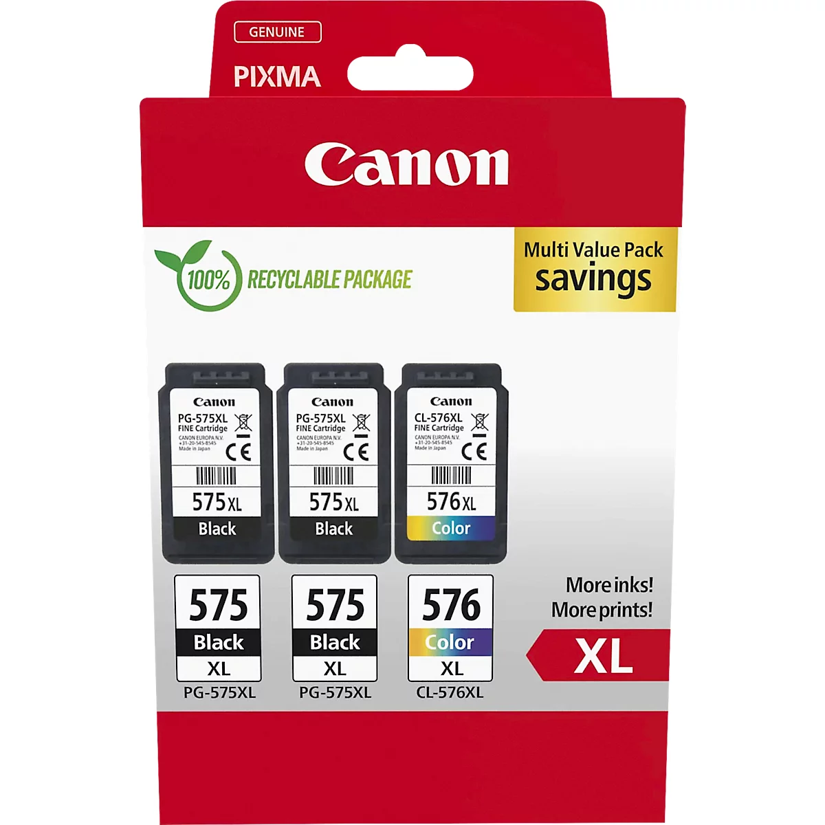 Canon Tintenpack PG-575XLx2/CL576XL