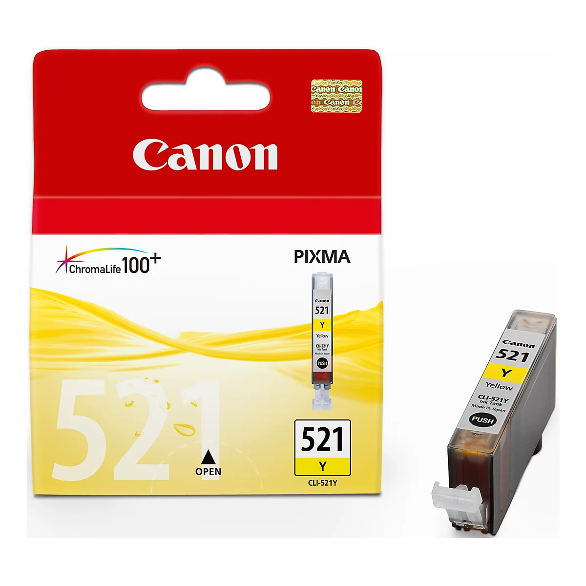 Canon Tintenpatrone CLI-521Y gelb, original