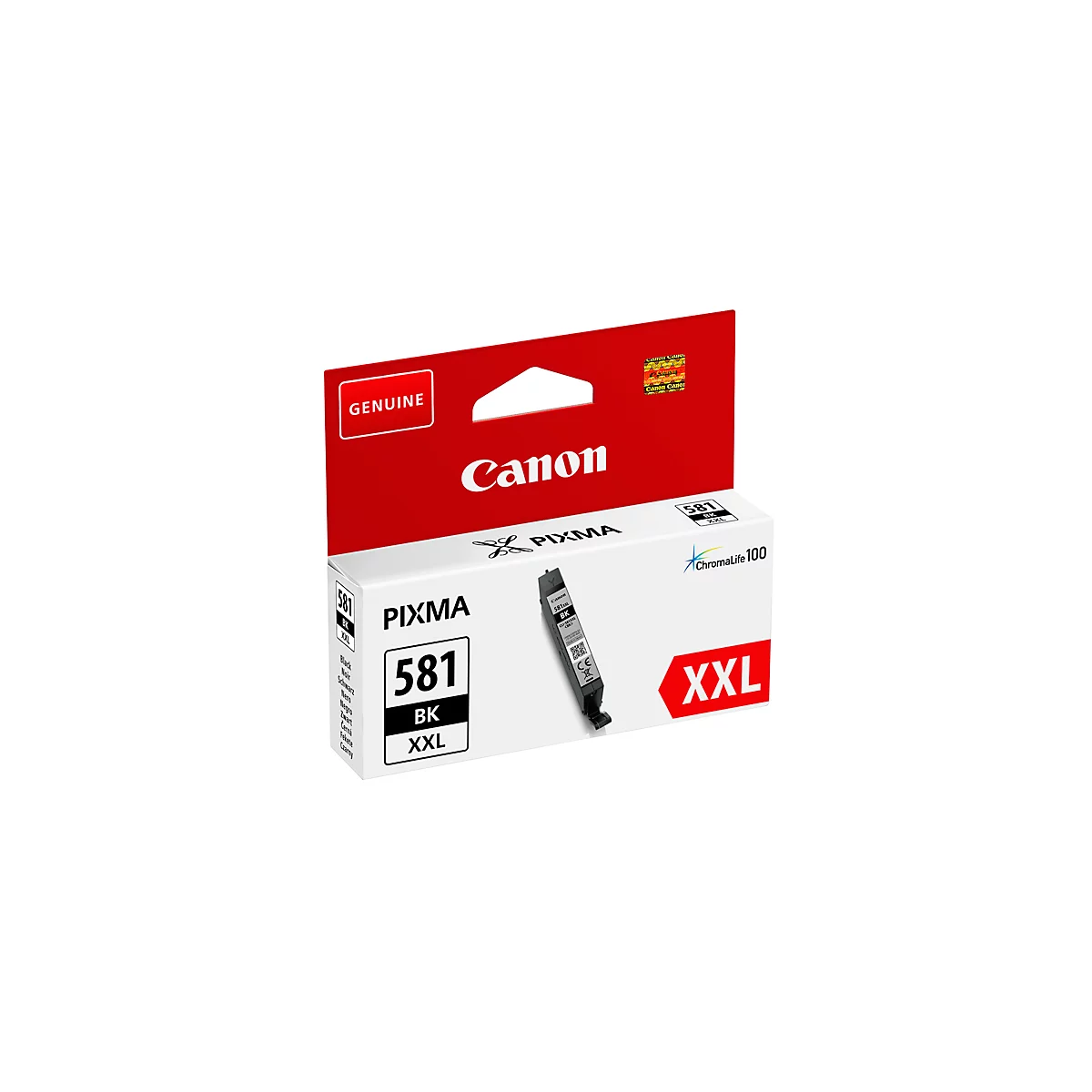 Canon Tintenpatrone CLI-581BK XXL, schwarz, original