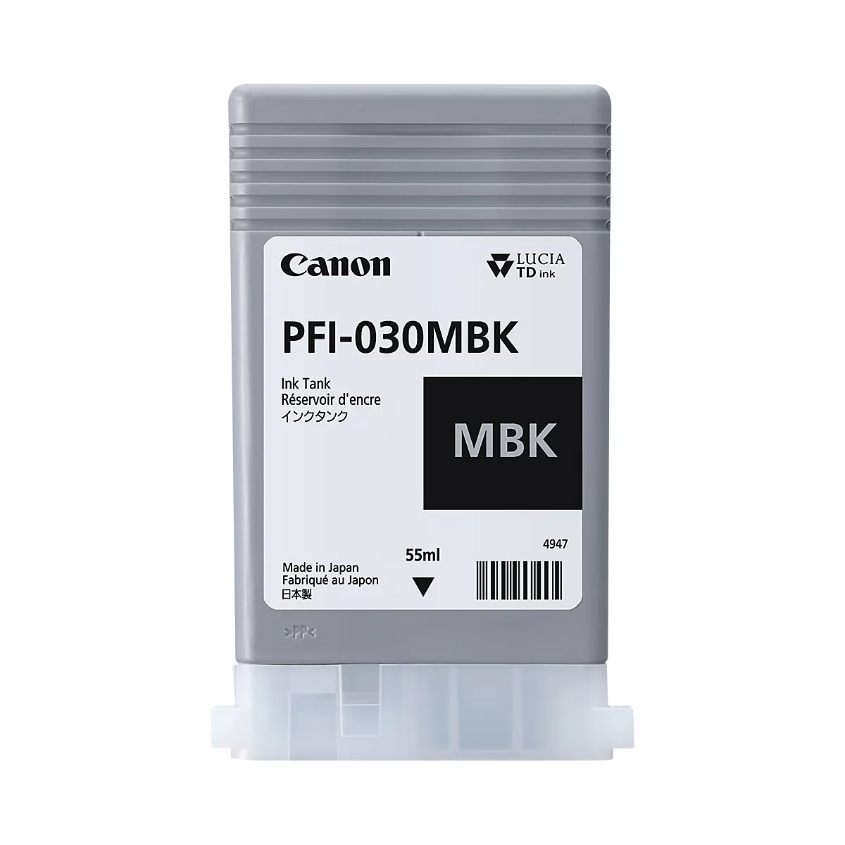 Canon Tintenpatrone PFI-030MBK, 55 ml, Einzelpack, mattschwarz