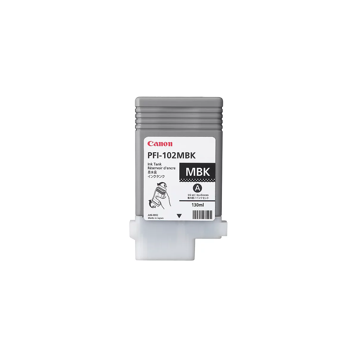 Canon Tintenpatrone PFI-102MBK, mattschwarz, 130 ml, original