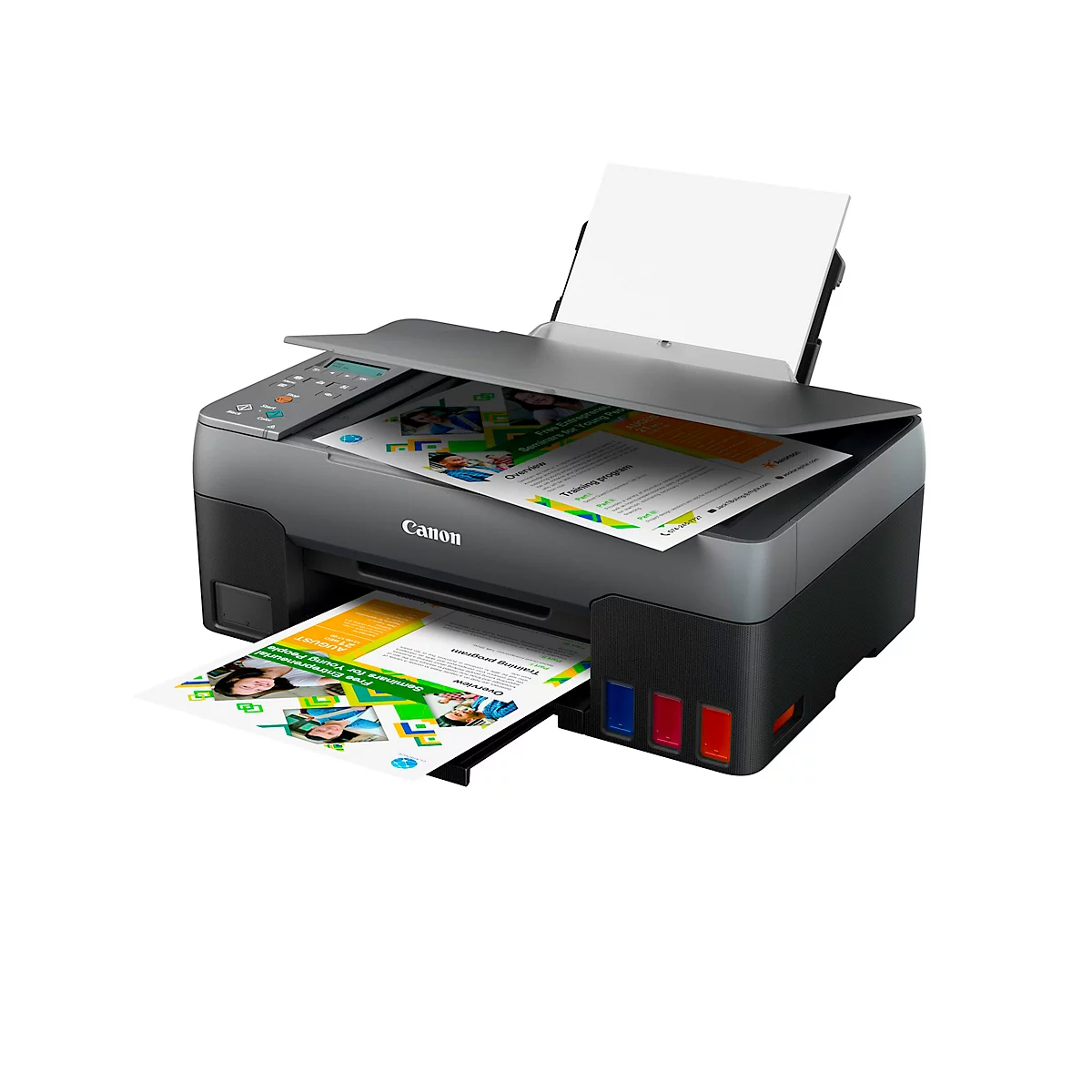 Canon TintenstrahlMultifunktionsdrucker PIXMA G3520 MegaTank, Schwarzweiß/Farbe, 3in1, USB