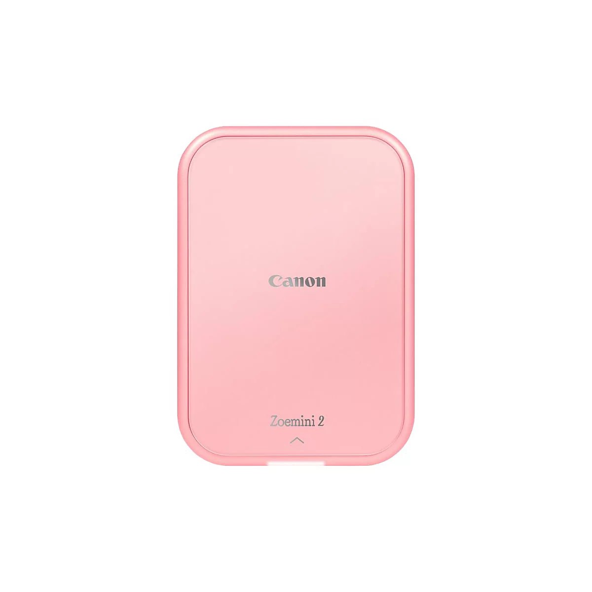 Imprimante rose rectangulaire aux coins arrondis, logo Canon, Zoemini 2.
