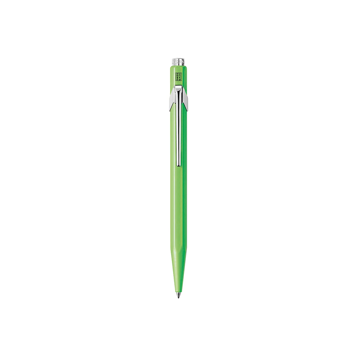 Carand'Ache stylo bille 849 vert encre bleue