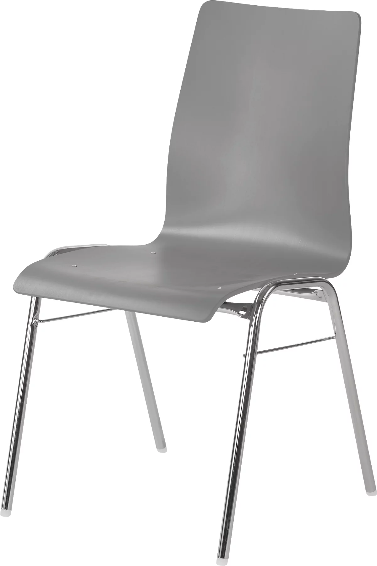 Carcasa de silla 720, apilable, carcasa de asiento cónica, gris