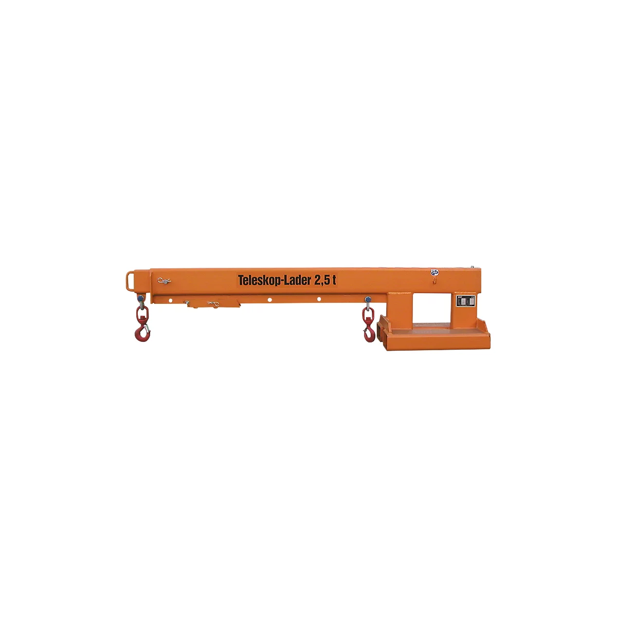 Cargador telescópico KT 2,5 175 kg, naranja lacado