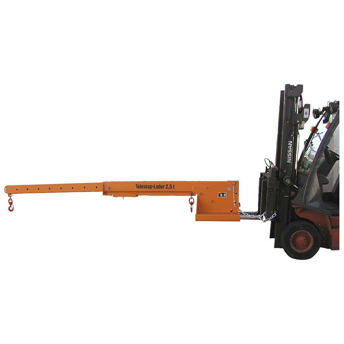 Cargador telescópico KTH 2,5, 218 kg, naranja lacado