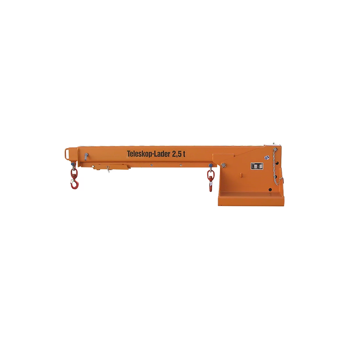 Cargador telescópico KTH 2,5, 218 kg, naranja lacado