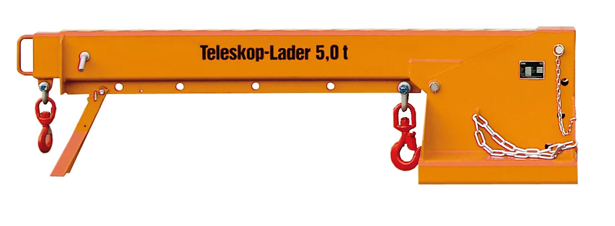 Cargador telescópico KTH 5,0, 250 kg, naranja lacado