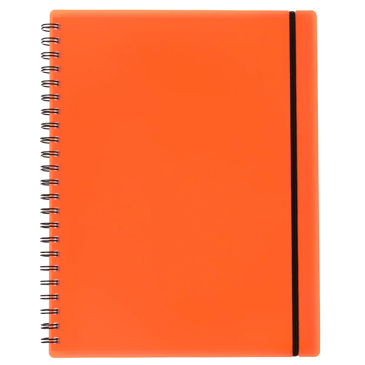 Carnet de notes Easy, A4, KolmaFlex, 100 feuilles, 5 mm, quadrillé, rouge