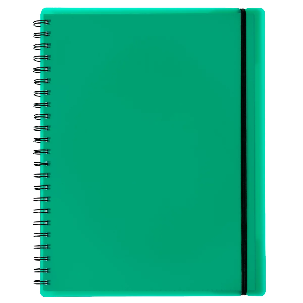 Carnet de notes Easy, A4, KolmaFlex, 100 feuilles, 5 mm, quadrillé, vert