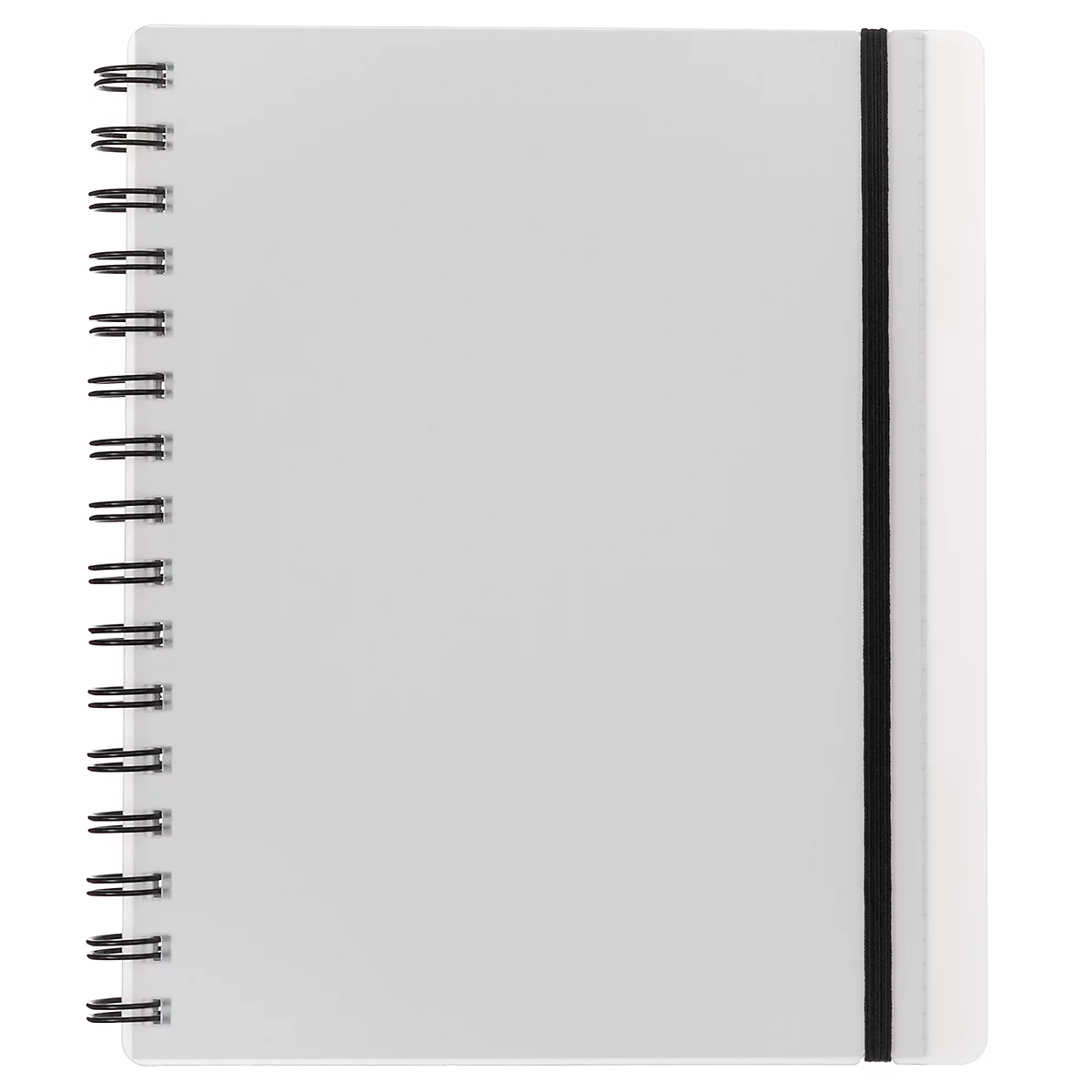 Carnet de notes Easy, A5, KolmaFlex, 100 feuilles, 5 mm, quadrillé, incolore