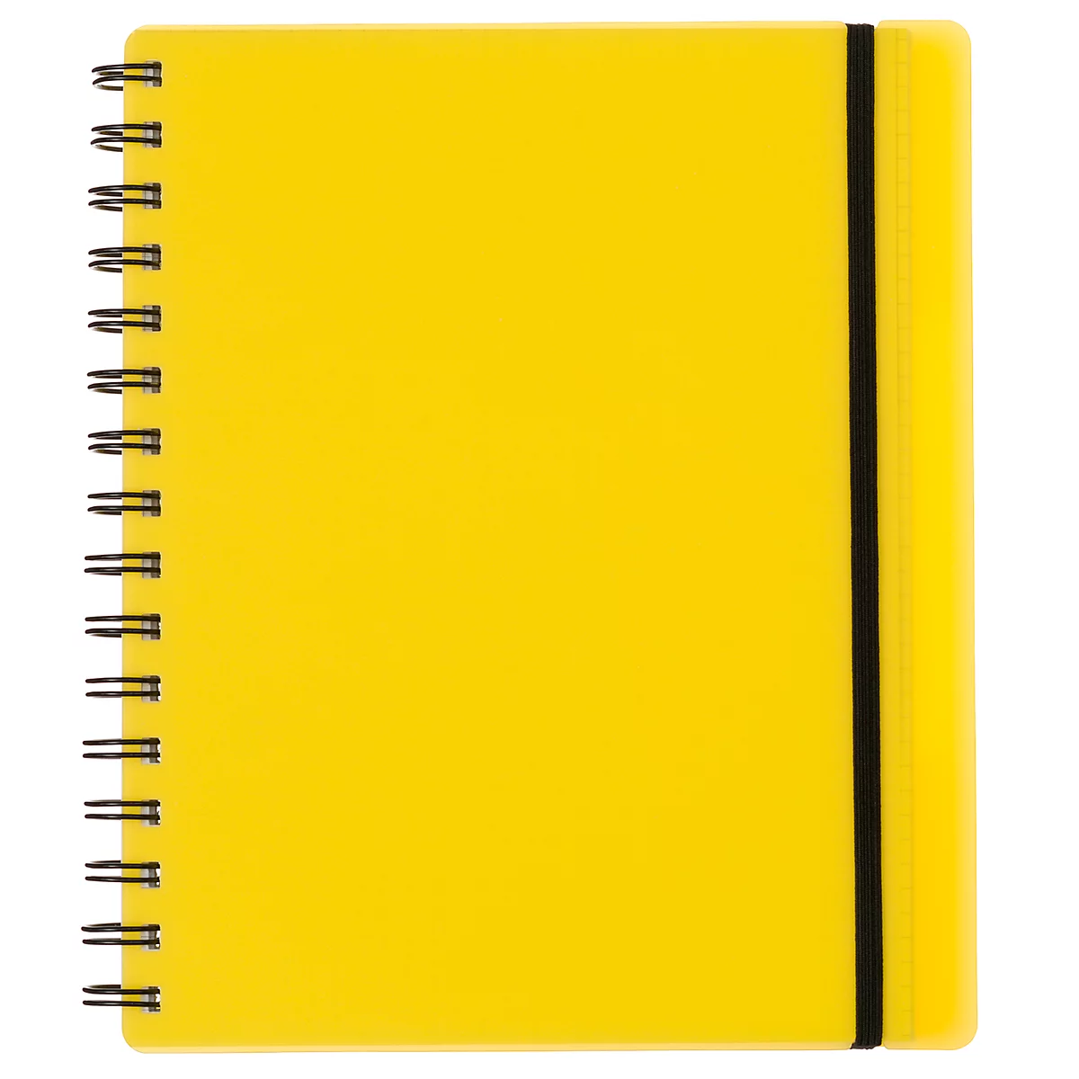 Carnet de notes Easy, A5, KolmaFlex, 100 feuilles, 5 mm, quadrillé, jaune